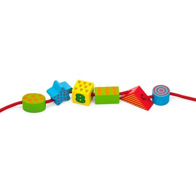 Деревянная шнуровка Viga Toys Веселые фигурки (58505)