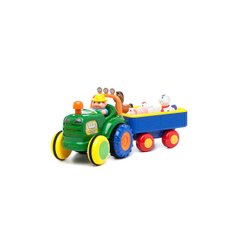 Іграшка на колесах Kiddieland Трактор з трейлером (українська) 024753