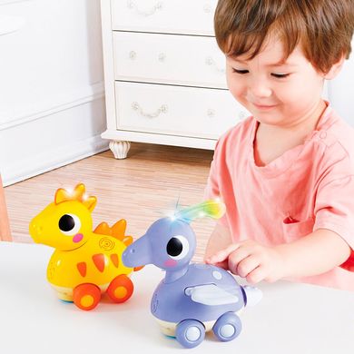 Каталка Hola Toys Стегозавр (6110D)