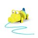 Іграшка-каталка на мотузочці Battat Крокодил Клац-клаус (BX1674Z)