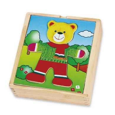 Ігровий набір Viga Toys "Гардероб ведмедя" (56401)