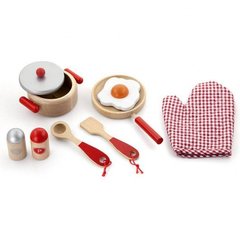 Ігровий набір Viga Toys "Маленький кухар", червоний (50721)