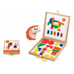 Набір магнітних блоків Viga Toys Форми і кольори (59687)