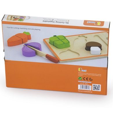 Іграшкові продукти Viga Toys Дерев'яні овочі (50979)