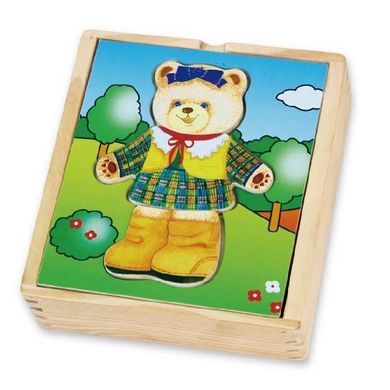 Ігровий набір Viga Toys "Гардероб ведмедиці" (56403)