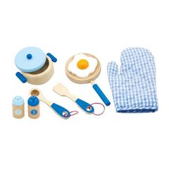 Ігровий набір Viga Toys "Маленький кухар", блакитний (50115)