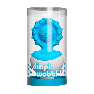 Прорезыватель-неваляшка Fat Brain Toys dimpl wobl голубой (F2174ML)