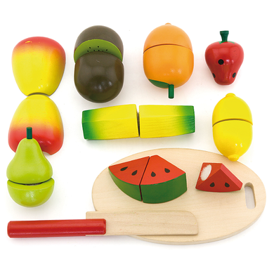 Іграшкові продукти Viga Toys Нарізані фрукти з дерева (56290)