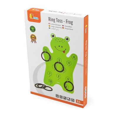 Игровой набор Viga Toys Лягушонок с кольцами (50661)